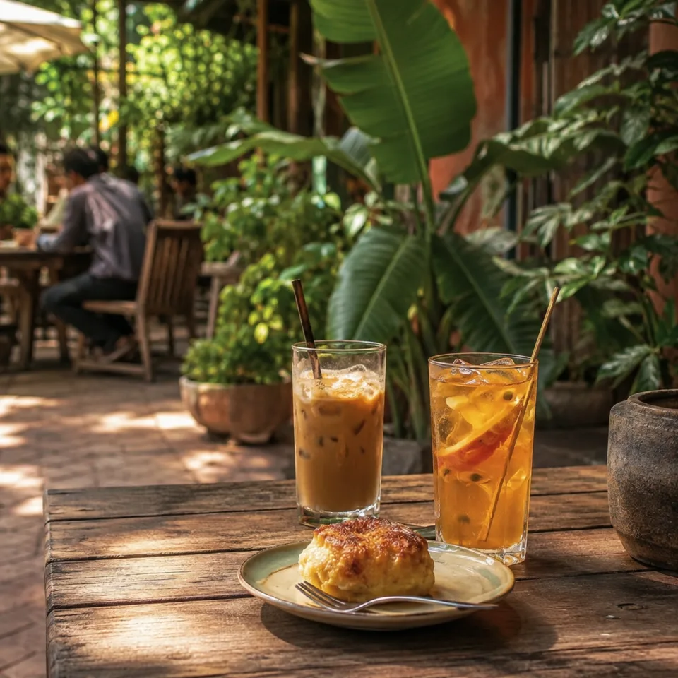 Khu bếp và quầy phục vụ